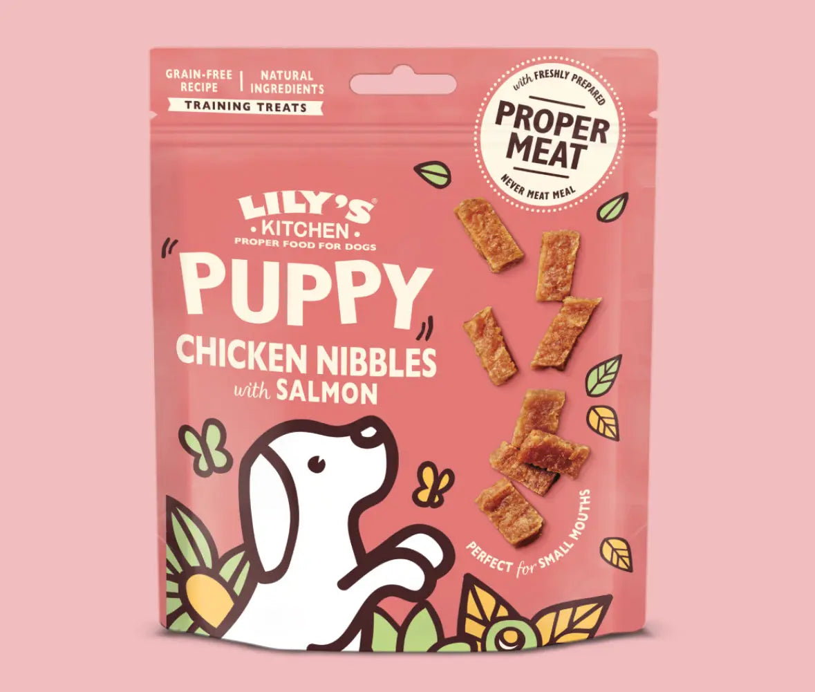 Lilys Kitchen Puppy Nibbles Chicken & Salmon The Groomers Tuck Shop