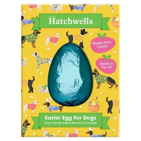 Hatchwells dog Easter egg chocolate-free carob treat