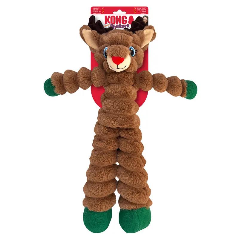 KONG Holiday Shakers™ Crumples Reindeer Dog Toy - X-Large The Groomers Tuck Shop
