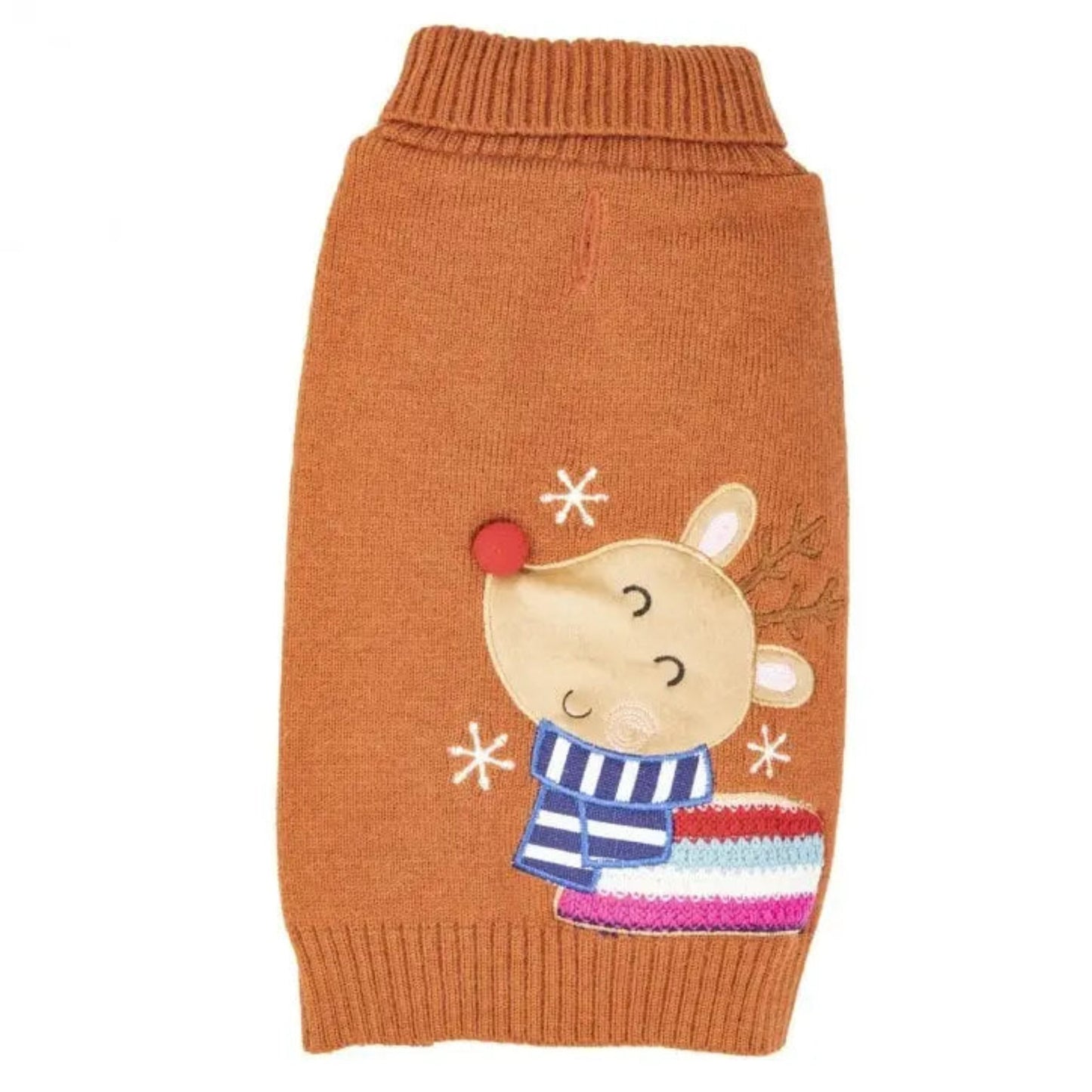 Rudolf jumper orange small The Groomers Tuck Shop