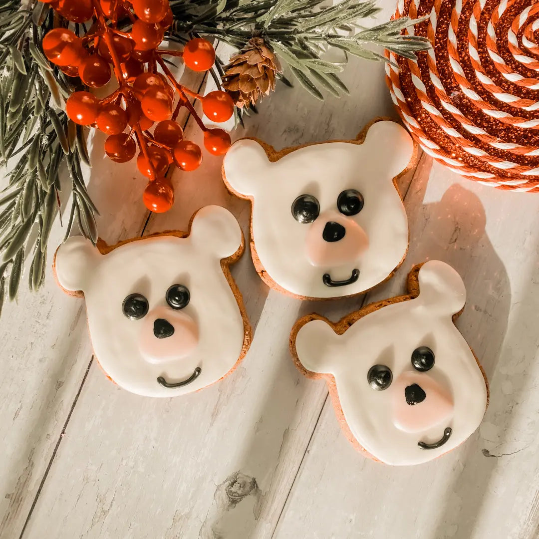 Nelsons Treats Christmas Polar Bear Cookie The Groomers Tuck Shop