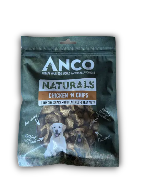 Anco Naturals Chicken iN Chips 100g The Groomers Tuck Shop
