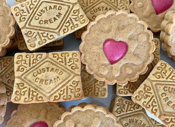 Custard Cream Biscuit for Dogs The Groomers Tuck Shop