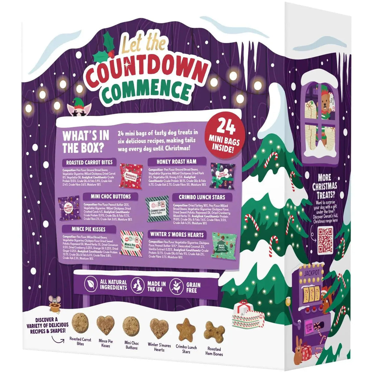 Denzel's Christmas Jumbo Advent Calendar for Dogs The Groomers Tuck Shop