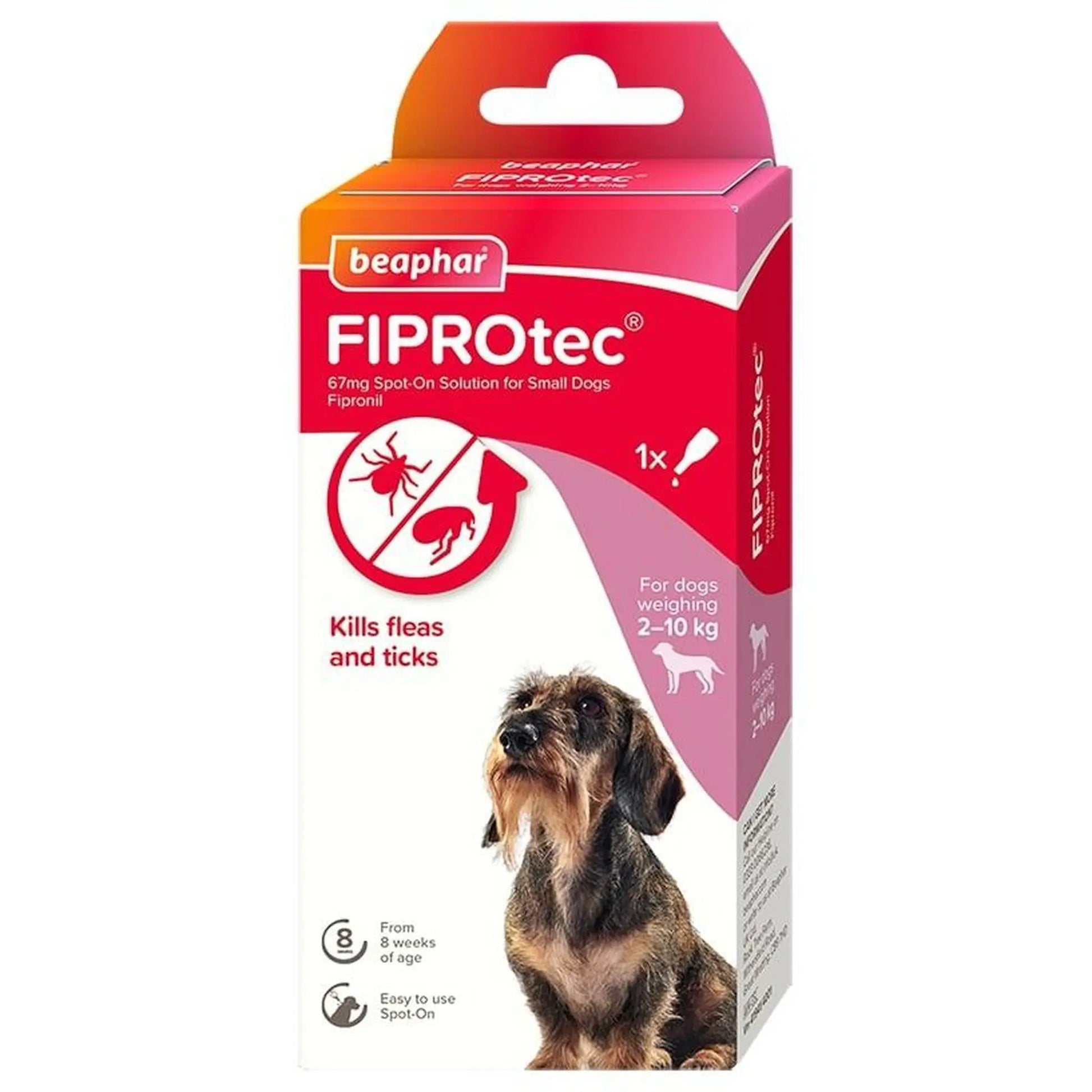 Beaphar FIPROtec® Flea & Tick Spot-On 2-10kg - The Groomers Tuck Shop