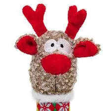KONG Holiday 2026 Shakers Luvs Argyle Reindeer Medium The Groomers Tuck Shop