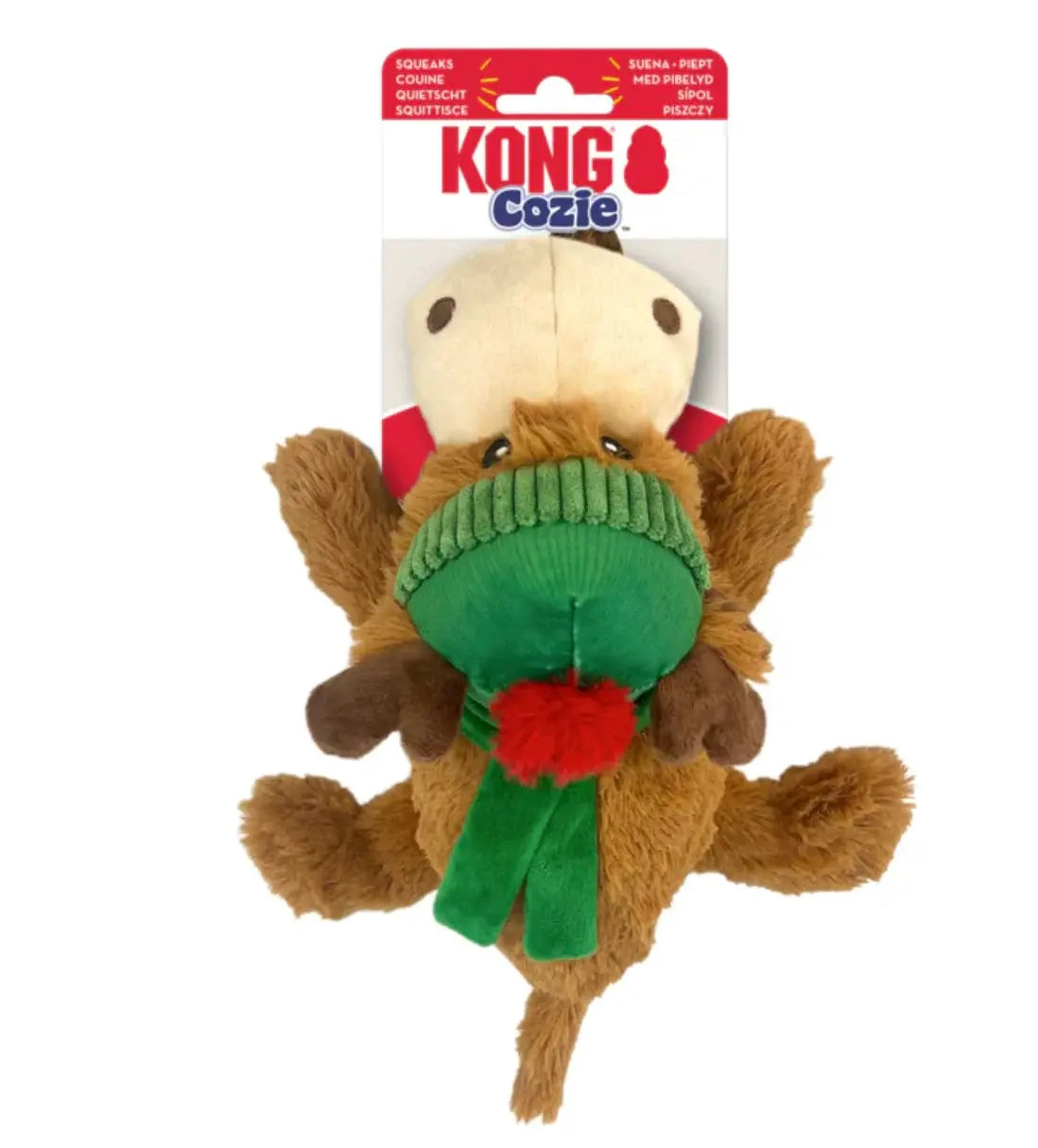 KONG Holiday 2026 Cozie Reindeer RG Medium The Groomers Tuck Shop