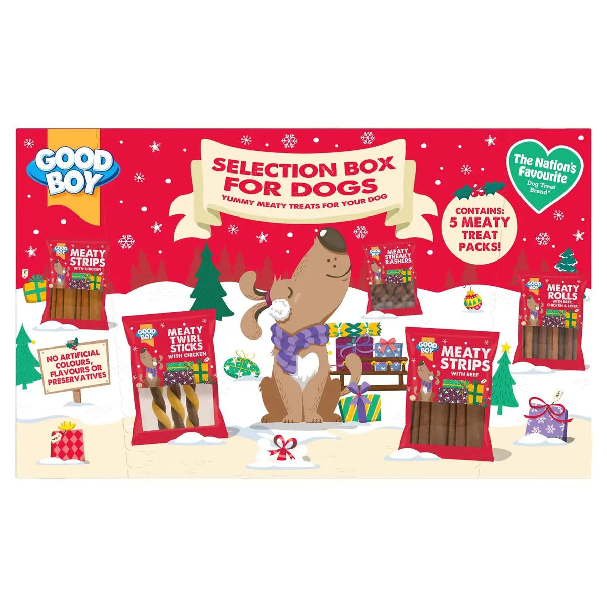 Good Boy Christmas Selection Box for Dogs The Groomers Tuck Shop