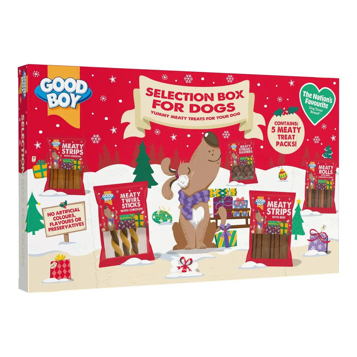 Good Boy Christmas Selection Box for Dogs The Groomers Tuck Shop