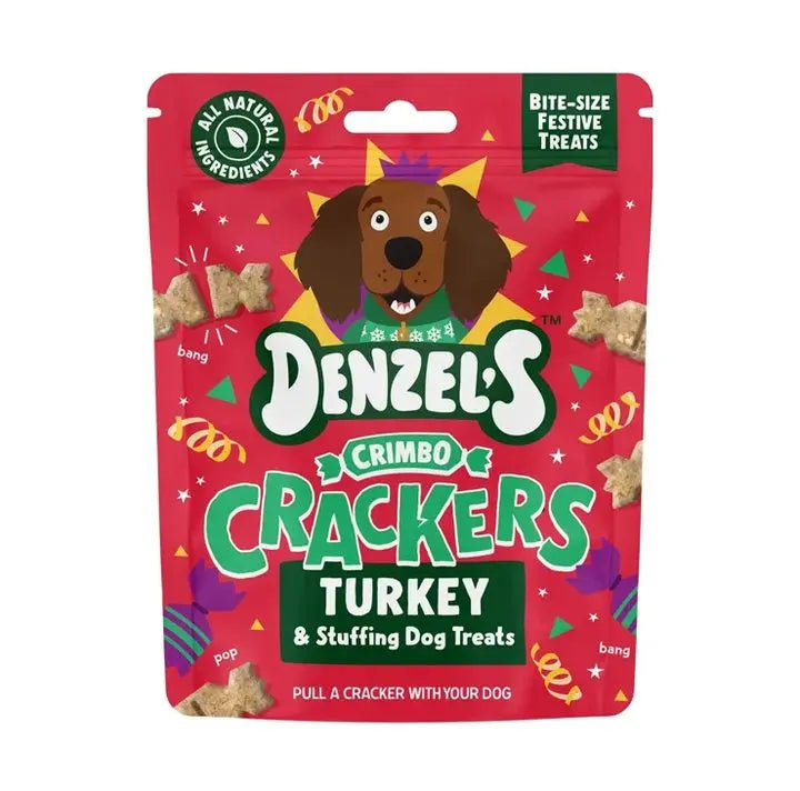 Denzel’s Crimbo Crackers Turkey & Stuffing Dog Treats The Groomers Tuck Shop