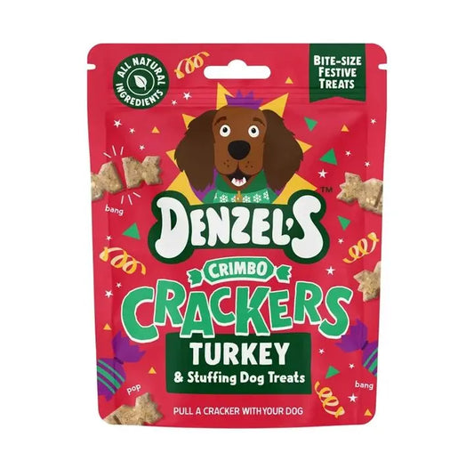 Denzel’s Crimbo Crackers Turkey & Stuffing Dog Treats The Groomers Tuck Shop