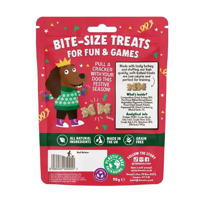 Denzel’s Crimbo Crackers Turkey & Stuffing Dog Treats The Groomers Tuck Shop