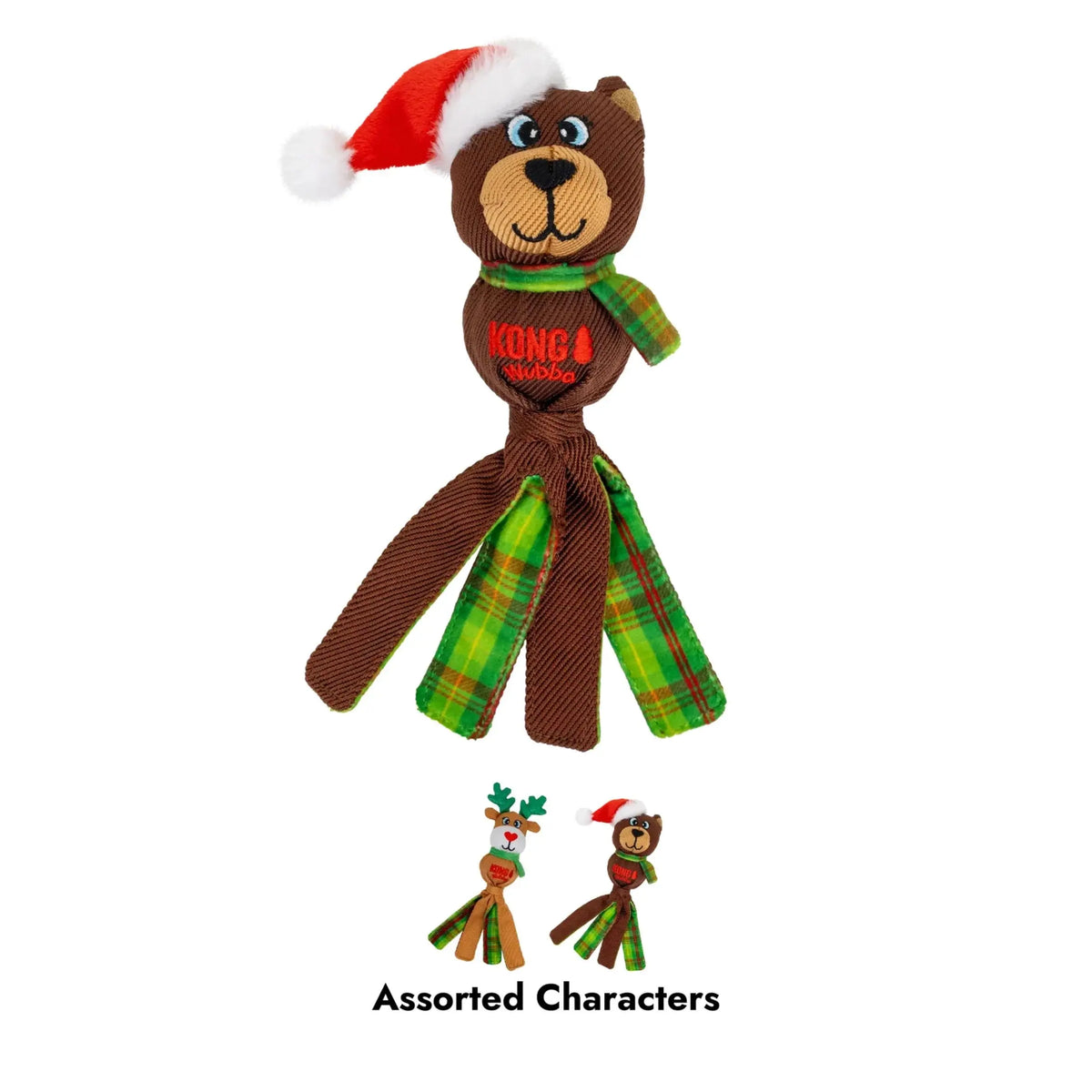 KONG Holiday 2026 Wubba RB Assorted Small The Groomers Tuck Shop