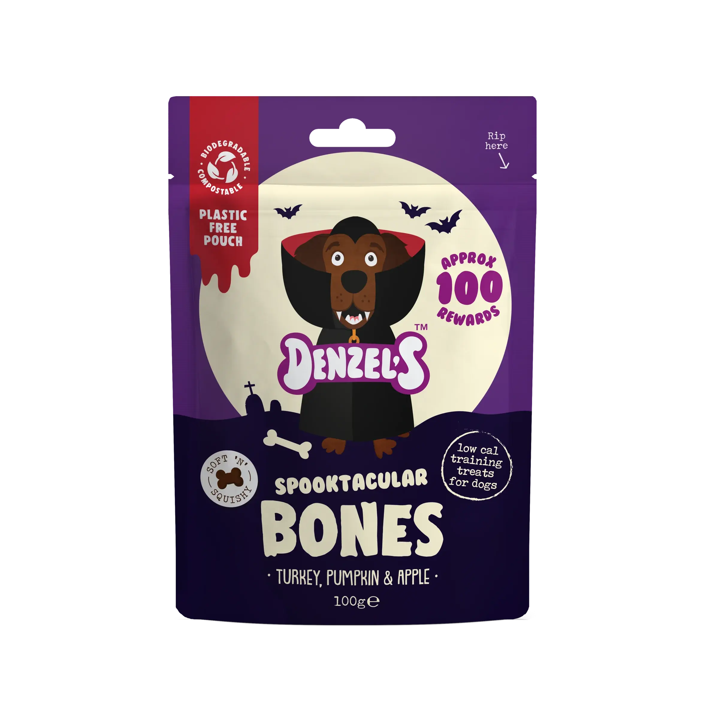 Denzel's Halloween Spooktacular Bones for Dogs - 100g The Groomers Tuck Shop