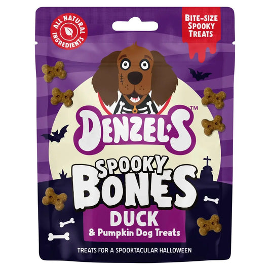 Denzel's Halloween Spooky Bones for Dogs - 100g The Groomers Tuck Shop