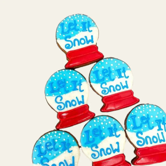 Nelson's Treats "Let it Snow" Iced Biscuit The Groomers Tuck Shop