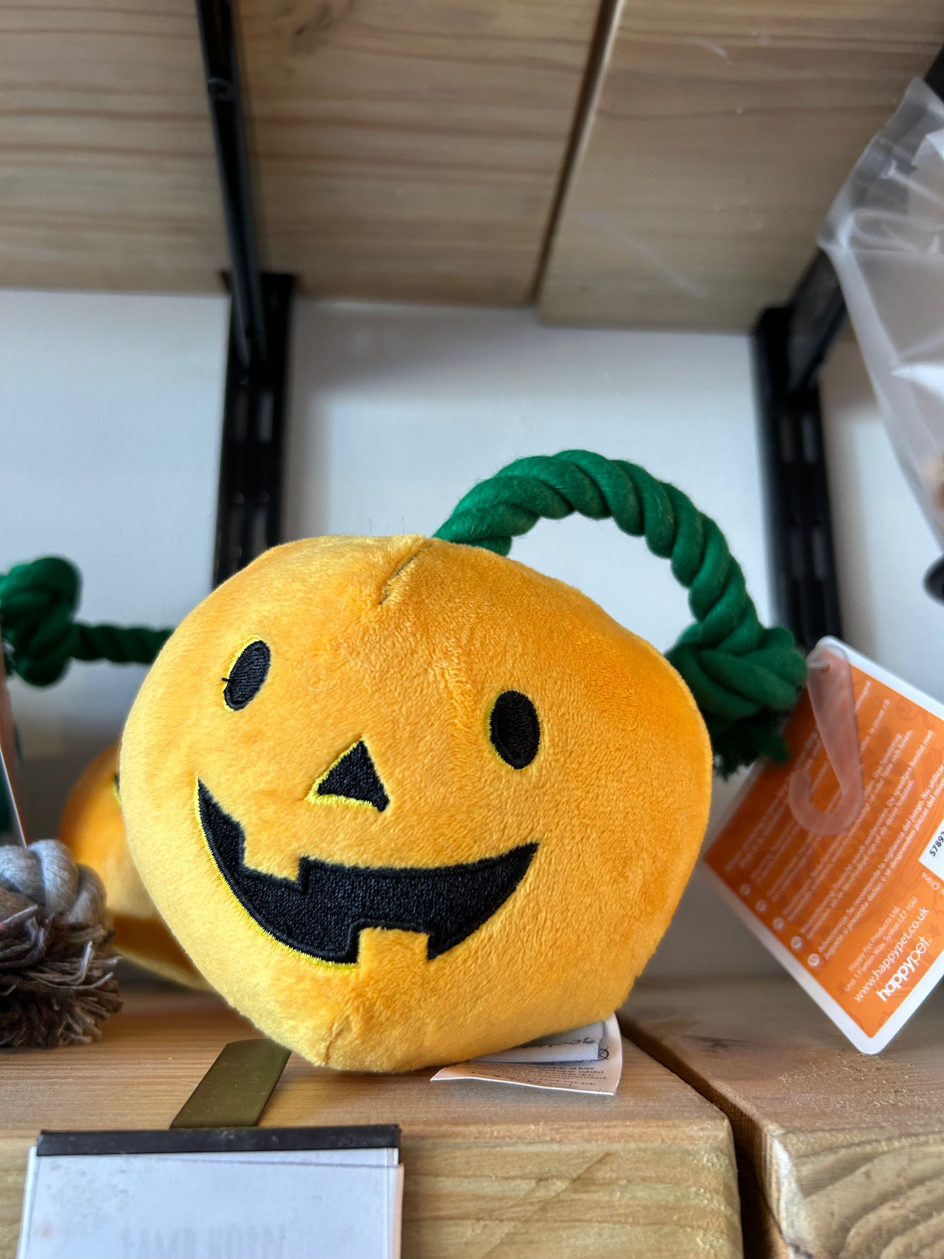 Happy Pet Halloween Pumpkin Rope Dog Toy The Groomers Tuck Shop