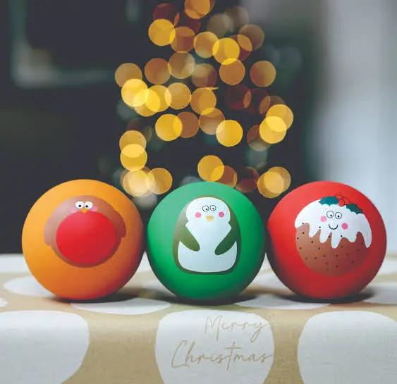 UltraBounce Christmas Zoon Balls - Pack of 3 The Groomers Tuck Shop