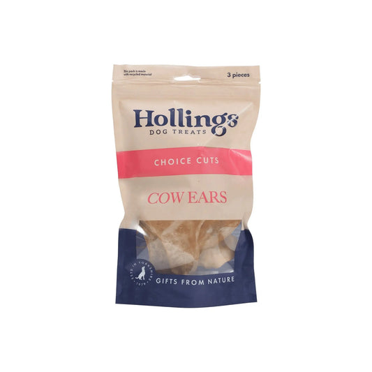 Hollings Cow Ears 3Pk The Groomers Tuck Shop