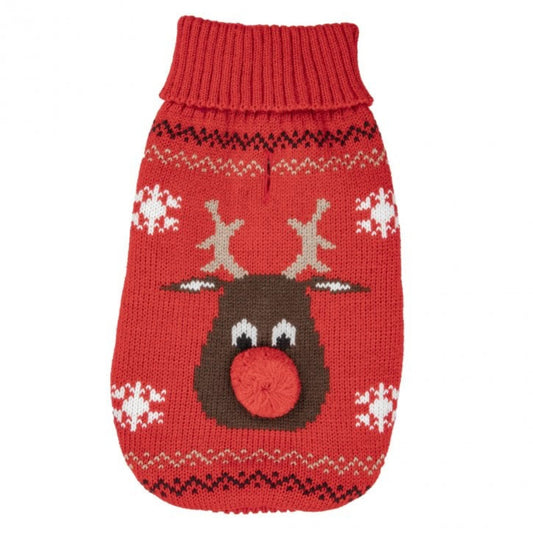 Rudolf  jumper red xs The Groomers Tuck Shop